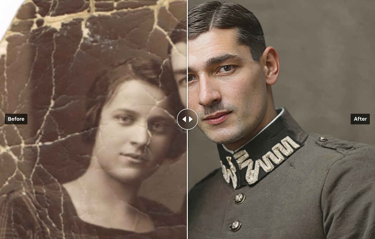 Professional Image Restoration - Scratch Removal